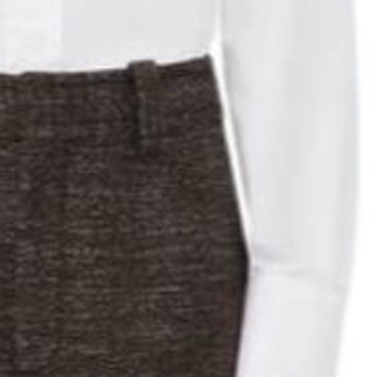 Details for Bottega Veneta FW23 黑色素色拉鍊踝褲百褶休閒長褲 768681V3OMO1165