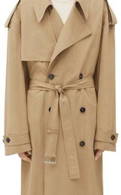 Bottega Veneta FW23 Cotton Trench Coat Double-Breasted Khaki Long Coat 749968VA5Y09733 Details for Bottega Veneta FW23 Cotton Trench Coat Double-Breasted Khaki Long Coat 749968VA5Y09733