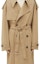 Details for Bottega Veneta FW23 Cotton Trench Coat Double-Breasted Khaki Long Coat 749968VA5Y09733