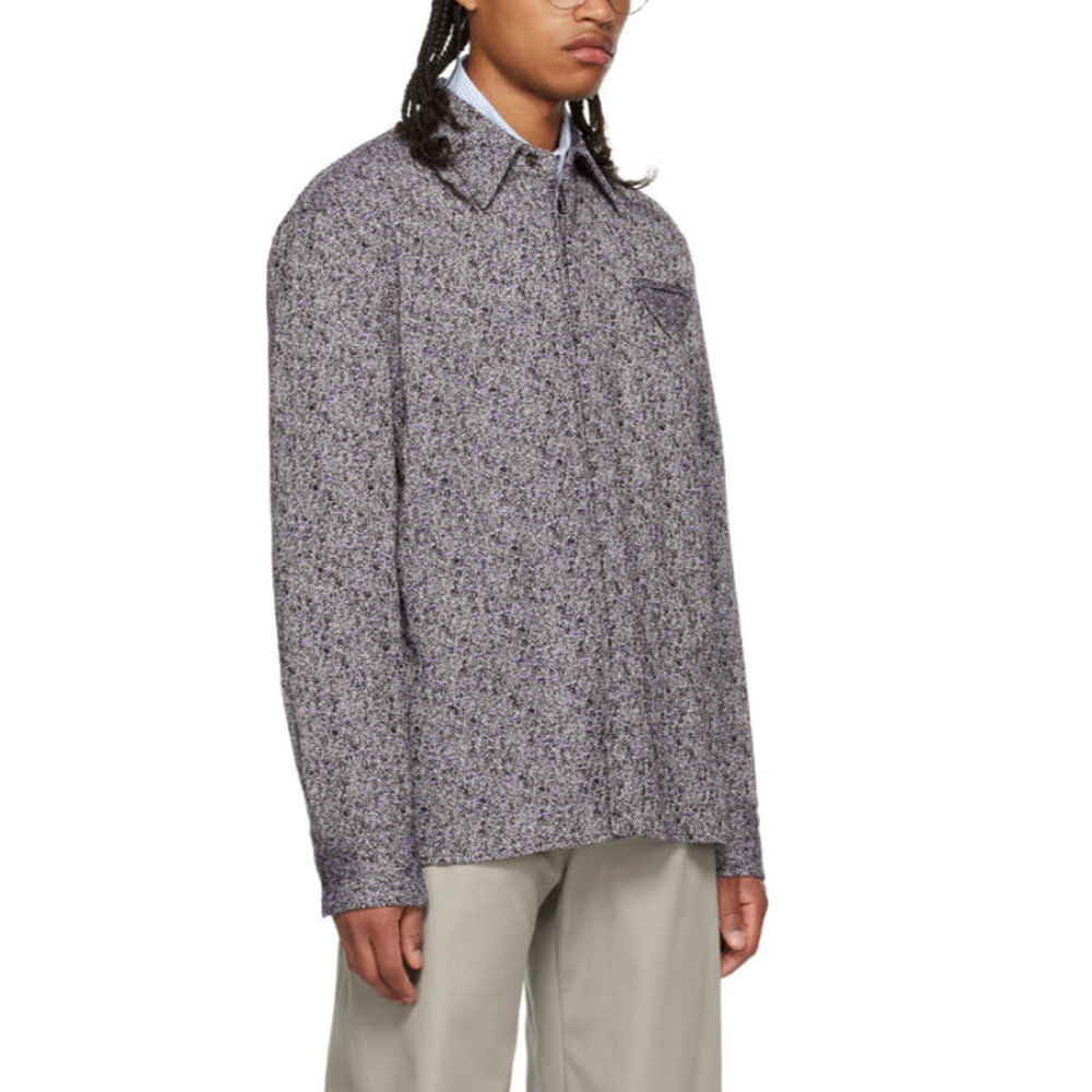 Purchase Bottega Veneta FW23 幾何圖案長袖襯衫 多色款式 769224V36E05215