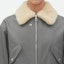 Details for Bottega Veneta FW23 Grey Leather Jacket with Zip and Side Pockets. 723184V2JI01270