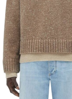 보테가 베네타 FW23 솔리드 브이넥 롱슬리브 스웨터 브라운. 764484V3DQ01413 Sizing 보테가 베네타 FW23 솔리드 브이넥 롱슬리브 스웨터 브라운. 764484V3DQ01413