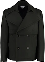 Bottega Veneta FW23 Black Double-Breasted Collared Jacket 756687-V3FJ0-2181 Bottega Veneta FW23 Black Double-Breasted Collared Jacket 756687-V3FJ0-2181