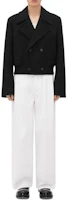 Bottega Veneta FW23 Double-Breasted Long-Sleeve Jacket Black Outerwear 768673V00X01000 Bottega Veneta FW23 Double-Breasted Long-Sleeve Jacket Black Outerwear 768673V00X01000