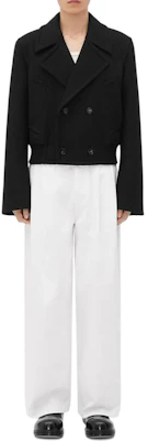 Bottega Veneta FW23 Double-Breasted Long-Sleeve Jacket Black Outerwear 768673V00X01000 Buy Bottega Veneta FW23 Double-Breasted Long-Sleeve Jacket Black Outerwear 768673V00X01000
