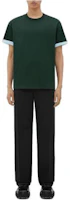 Bottega Veneta FW23 Green Solid Crew Neck Short Sleeve T-Shirt 744998V16E03136 Bottega Veneta FW23 Green Solid Crew Neck Short Sleeve T-Shirt 744998V16E03136