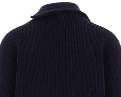 보테가 베네타 FW23 솔리드 하이넥 더블 지퍼 니트 스웨터 블루 772557V2MQ04121 Sizing 보테가 베네타 FW23 솔리드 하이넥 더블 지퍼 니트 스웨터 블루 772557V2MQ04121