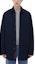 Lookbook Bottega Veneta FW23 Solid Single-Breasted Navy Blue Long Sleeve Jacket Men. 778655VF4K04121