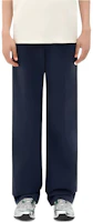 Bottega Veneta FW23 Solid Wide-Leg Zip Casual Pants Navy Blue. 761316VF4KO4030 Bottega Veneta FW23 Solid Wide-Leg Zip Casual Pants Navy Blue. 761316VF4KO4030