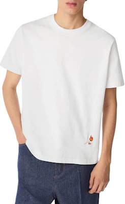Camiseta de punto bordada de algodón blanco Bottega Veneta FW25. 825172V4N509000 Buy Camiseta de punto bordada de algodón blanco Bottega Veneta FW25. 825172V4N509000