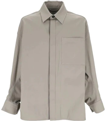 Bottega Veneta Gray Loose-Fit Long Sleeve Jacket with Collar 761431V2T108390 Buy Bottega Veneta Gray Loose-Fit Long Sleeve Jacket with Collar 761431V2T108390