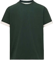 Bottega Veneta Green Colorblock Cotton Crewneck T-Shirt SS23 744998V16E03103 Bottega Veneta Green Colorblock Cotton Crewneck T-Shirt SS23 744998V16E03103