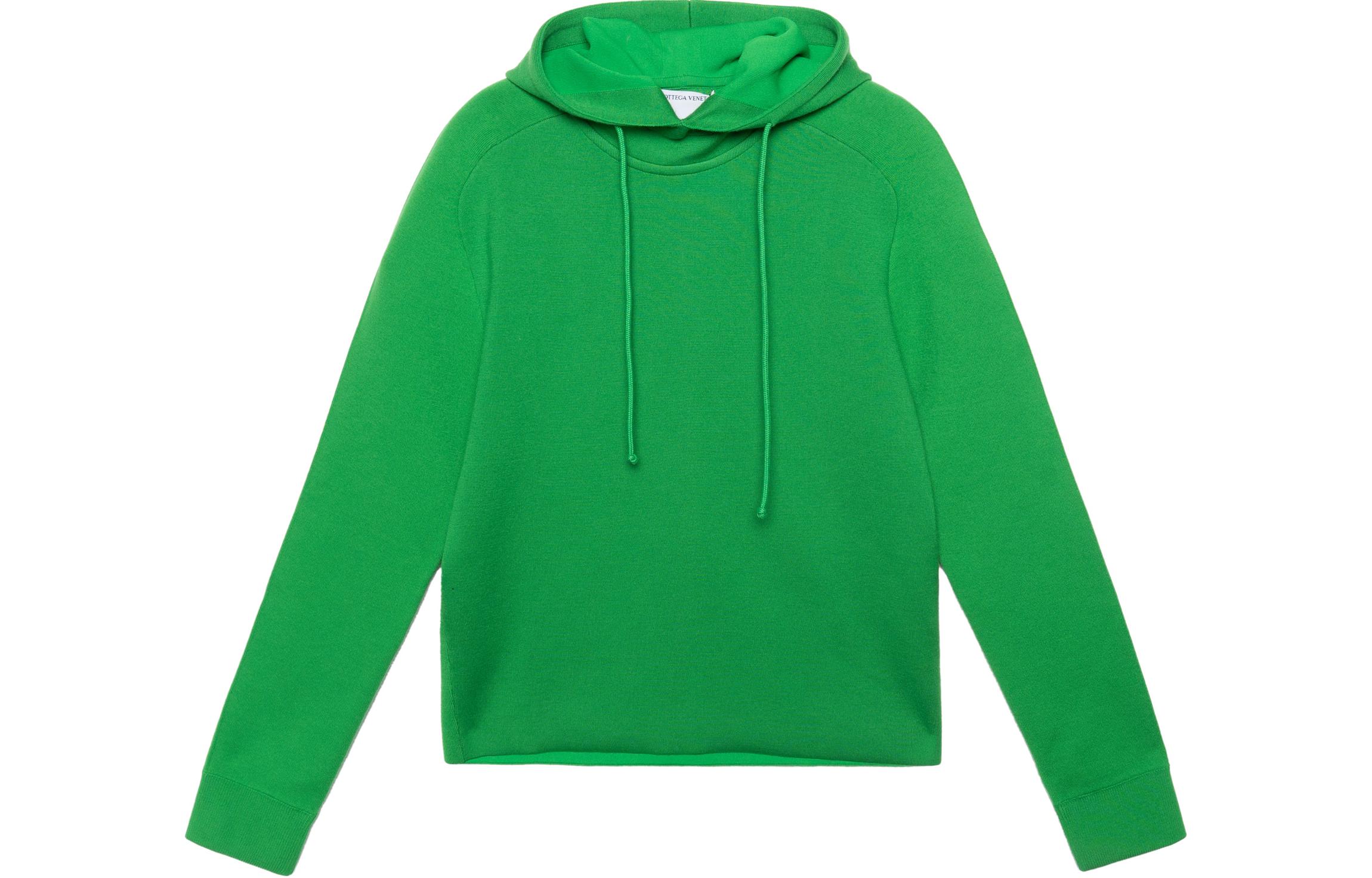 Bottega Veneta Green FW22 Solid Pullover Hoodie 707855VKN304809