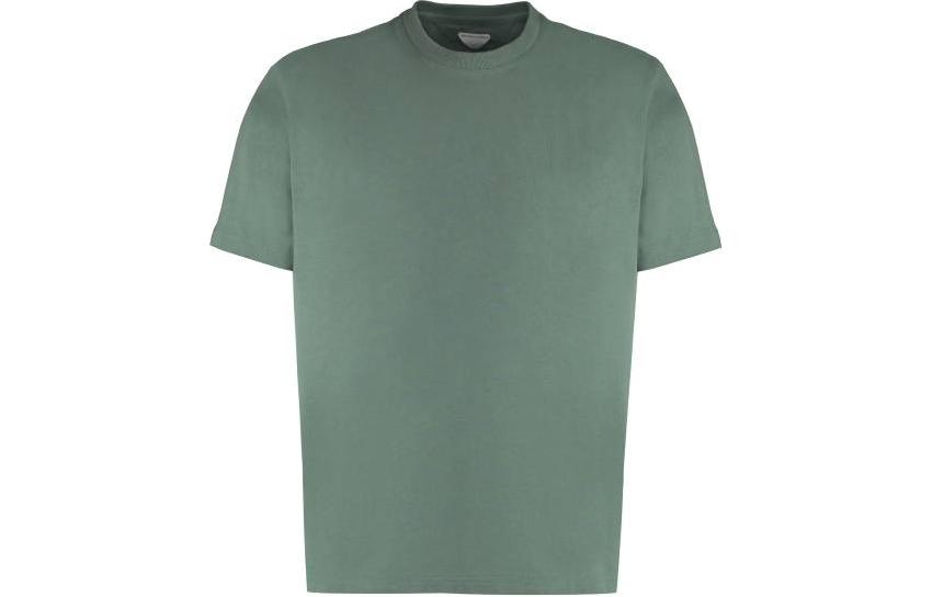 Bottega Veneta Green Loose Fit Crew Neck T-Shirt 744965VF1U03099