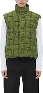 Bottega Veneta 綠色SS23高領針織鈕扣馬甲 734249VF4K03052 Buy Bottega Veneta 綠色SS23高領針織鈕扣馬甲 734249VF4K03052