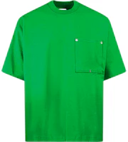 Bottega Veneta Green Solid Pocket Crewneck T-Shirt 707804VKLZ04809 Bottega Veneta Green Solid Pocket Crewneck T-Shirt 707804VKLZ04809