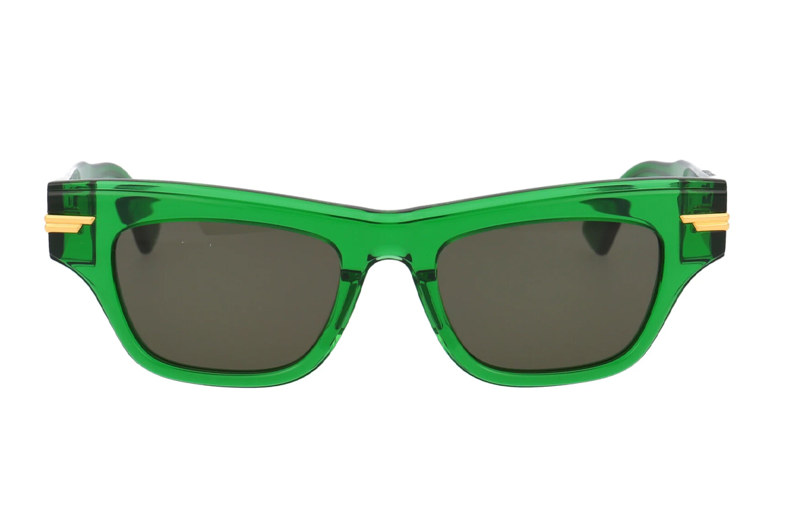 Lookbook Kacamata Hitam Hijau Bottega Veneta BV1122S004