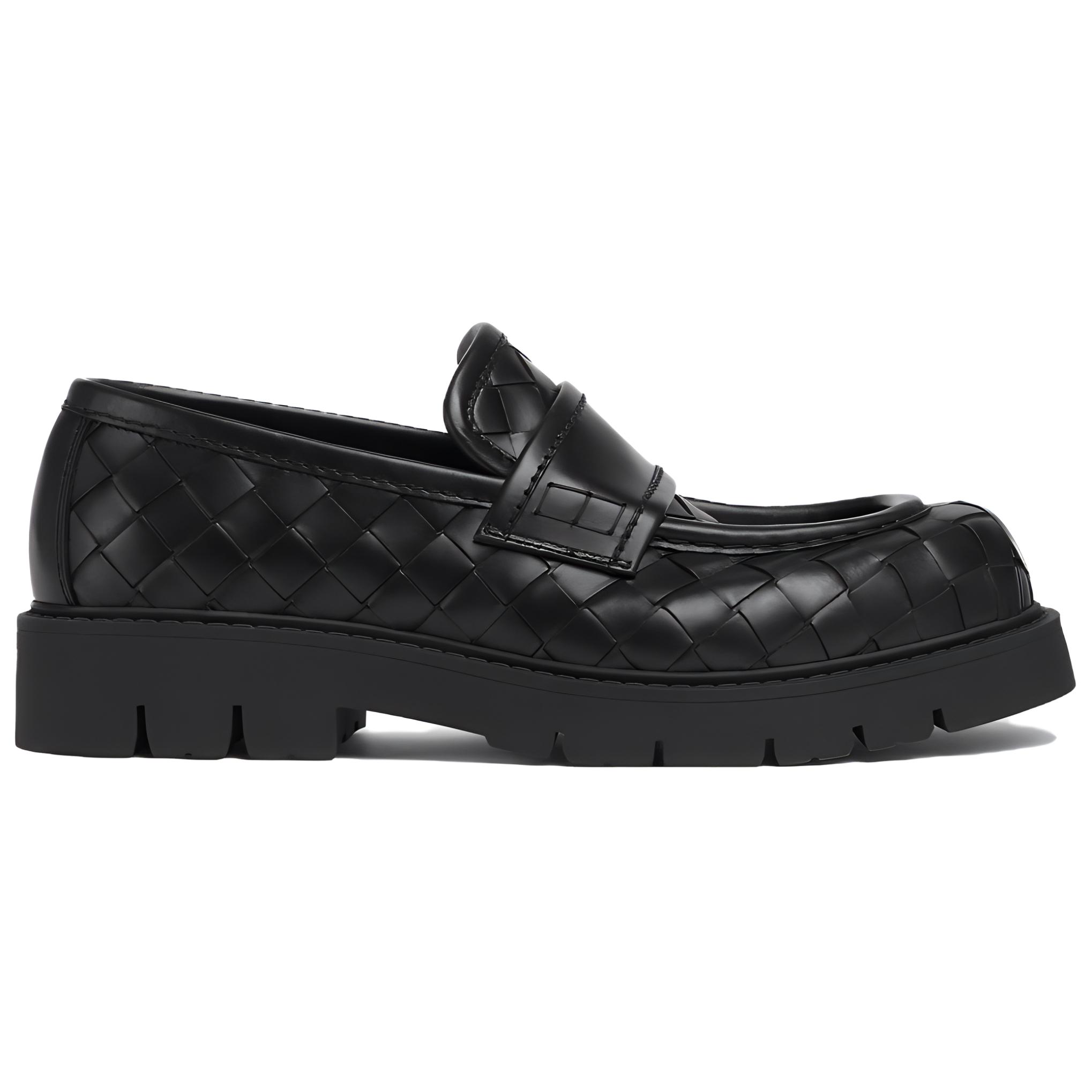 Order 葆蝶家Haddock黑色乐福鞋 764508-V2WT0-1000