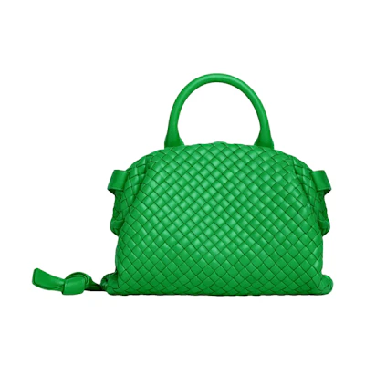 Bottega Veneta Handle Intrecciato Top Handle Small Parakeet