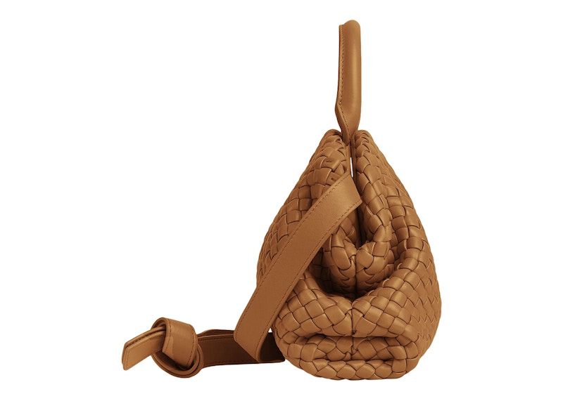 Order Bottega Veneta小駝色Intrecciato編織手提包