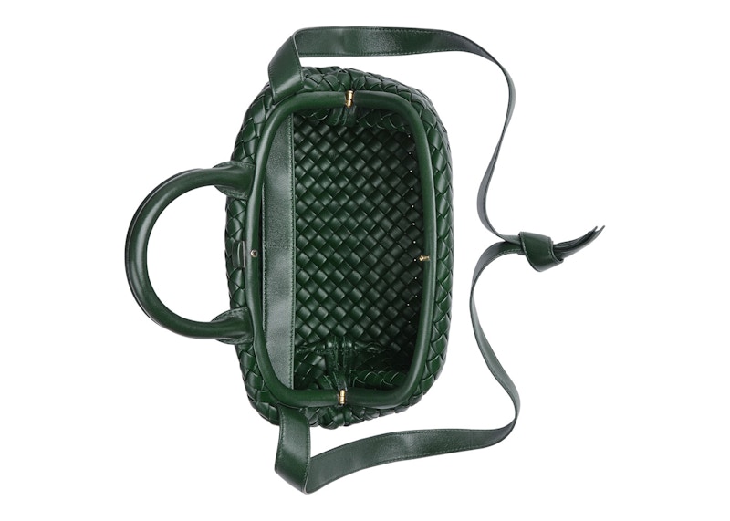 Bottega Veneta Handle Intrecciato Top Handle Small Raintree 圖 3