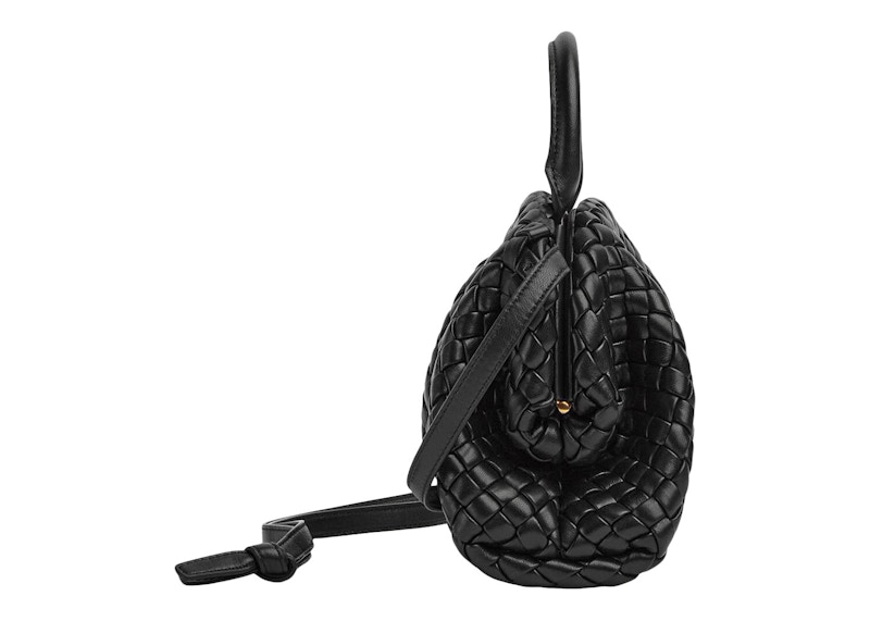 Bottega Veneta Handle Padded Intreccio Top Handle Mini Black 圖 2