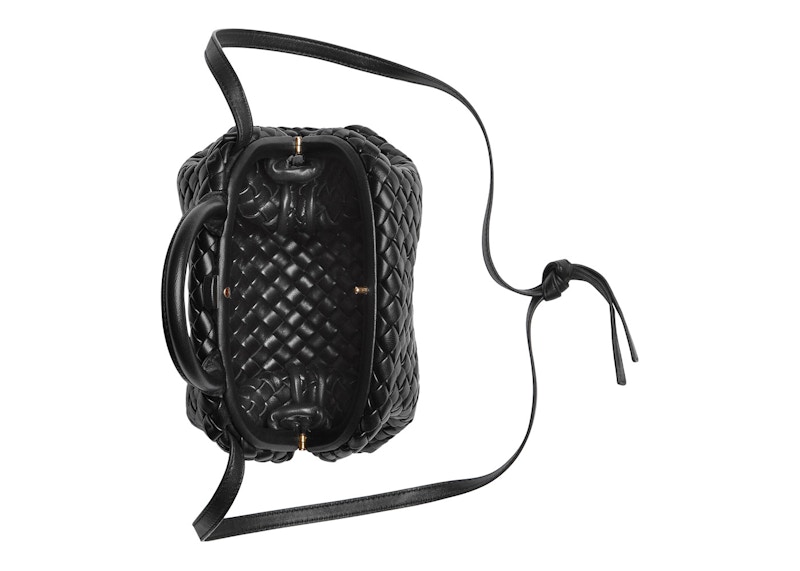 Bottega Veneta Handle Padded Intreccio Top Handle Mini Black 圖 3