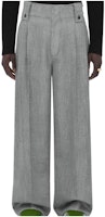 Bottega Veneta High Waist Wide-Leg Trousers Gray 720388V2KE01062 Bottega Veneta High Waist Wide-Leg Trousers Gray 720388V2KE01062