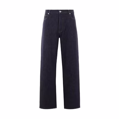 Bottega Veneta Indigo Wide Leg Jeans Loose Fit Denim Indigo. 813512V0W204245