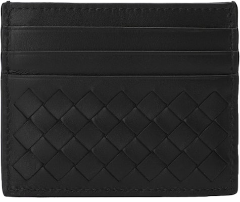 Bottega Veneta Intrecciato Card Case Black Buy Bottega Veneta Intrecciato Card Case Black