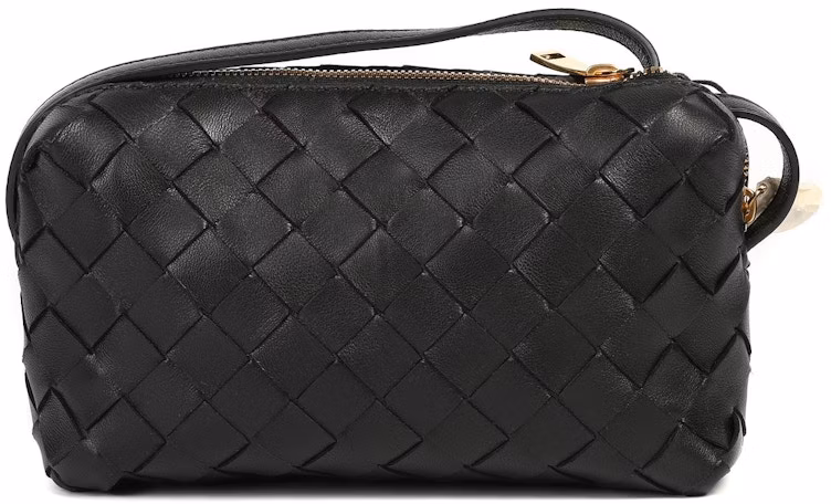 bottega-veneta-intrecciato-crossbody-bag-gold-tone-black
