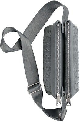 Bottega Veneta Intrecciato Duo Crossbody Thunder - Beg Bahu Malaysia Order Bottega Veneta Intrecciato Duo Crossbody Thunder - Beg Bahu Malaysia