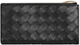 Buy Bottega Veneta Intrecciato Dompet Zip Hitam