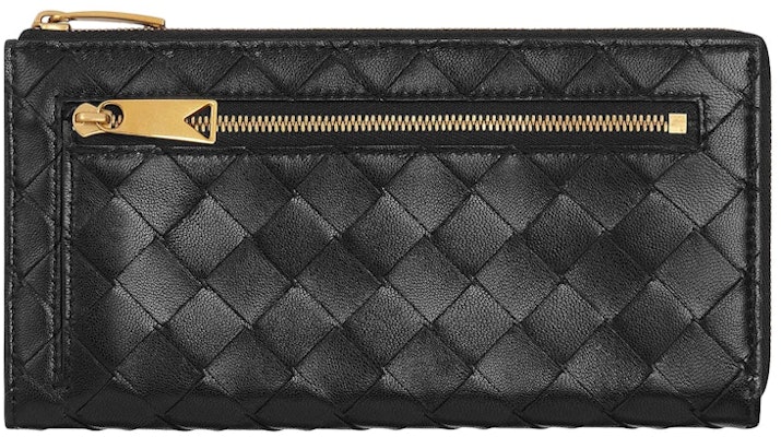 Bottega Veneta Intrecciato Dompet Zip Hitam Order Bottega Veneta Intrecciato Dompet Zip Hitam