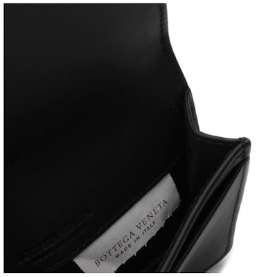 Bottega Veneta Intrecciato Leather Card Case Black Lookbook Bottega Veneta Intrecciato Leather Card Case Black