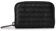 Order 보테가 베네타 인트레치아토 가죽 동전지갑 (블랙)