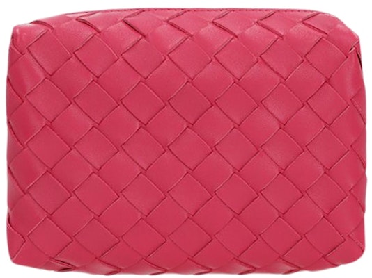 Bottega Veneta Intrecciato Beg Tali Gelung Bahu Merah Jambu Gelap Order Bottega Veneta Intrecciato Beg Tali Gelung Bahu Merah Jambu Gelap