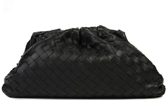 Bottega Veneta Intrecciato Pouch Bag Black Bottega Veneta Intrecciato Pouch Bag Black