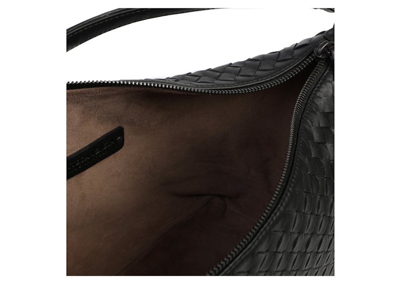 Lookbook ボッテガ・ヴェネタ インタッチャート ショルダーバッグ スモール ブラック