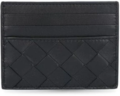 bottega-veneta-intrecciato-weave-6-slot-wallet-black