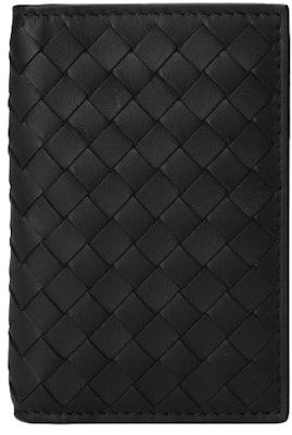 Bottega Veneta Kad Pemegang Hitam Intrecciato Weave Buy Bottega Veneta Kad Pemegang Hitam Intrecciato Weave