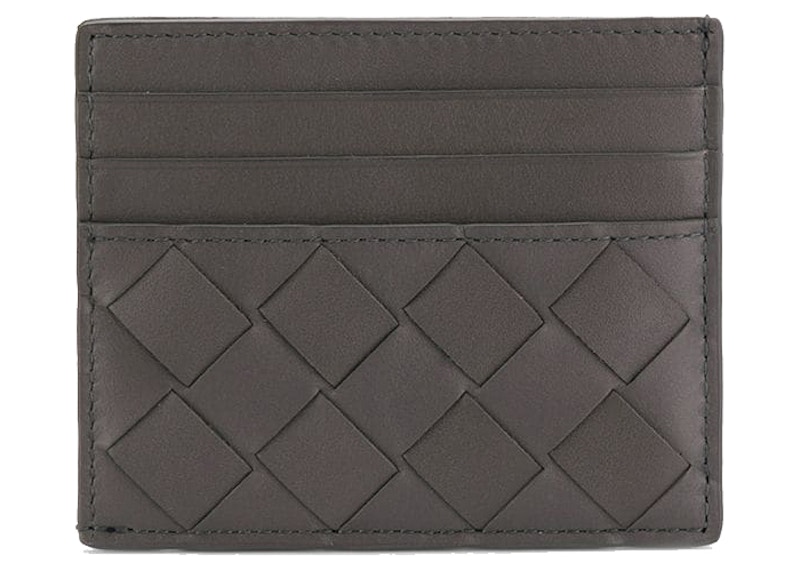 Bottega Veneta Intrecciato Weave Cardholder Black