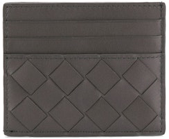 Bottega Veneta Intrecciato Weave Cardholder Black Bottega Veneta Intrecciato Weave Cardholder Black