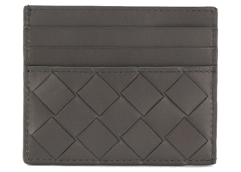 Order 葆蝶家Intrecciato编织卡片夹黑色