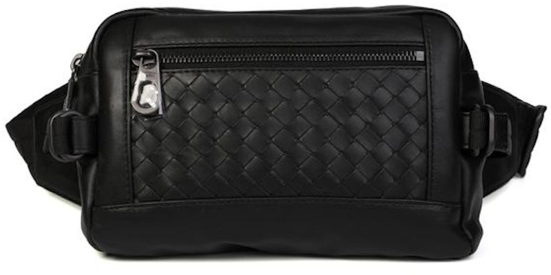 ボッテガ・ヴェネタ インタレチャート ウィーブ スクエア ベルトバッグ ブラック Buy ボッテガ・ヴェネタ インタレチャート ウィーブ スクエア ベルトバッグ ブラック