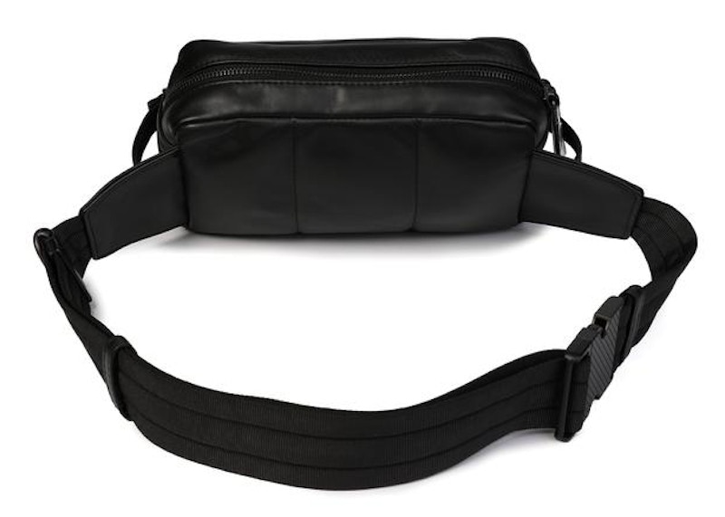 Order ボッテガ・ヴェネタ インタレチャート ウィーブ スクエア ベルトバッグ ブラック