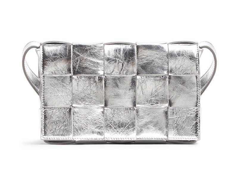 Bottega Veneta Intreccio Cassette Silver