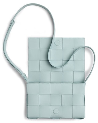 Bottega Veneta Intreccio Cassette Teal Basuh Lookbook Bottega Veneta Intreccio Cassette Teal Basuh