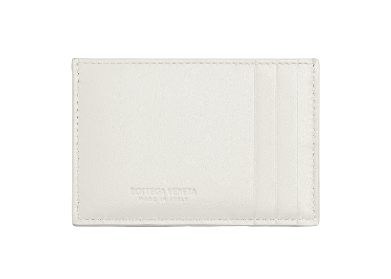 Bottega Veneta Intreccio Credit Card Case Chalk 圖 2
