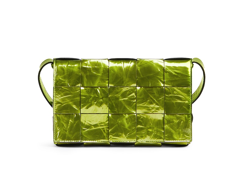 Bottega Veneta Intreccio Weave Cassette Chlorophyll
